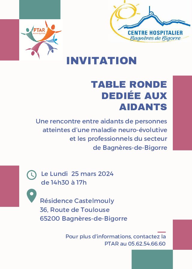 Table ronde dédiée aux aidants