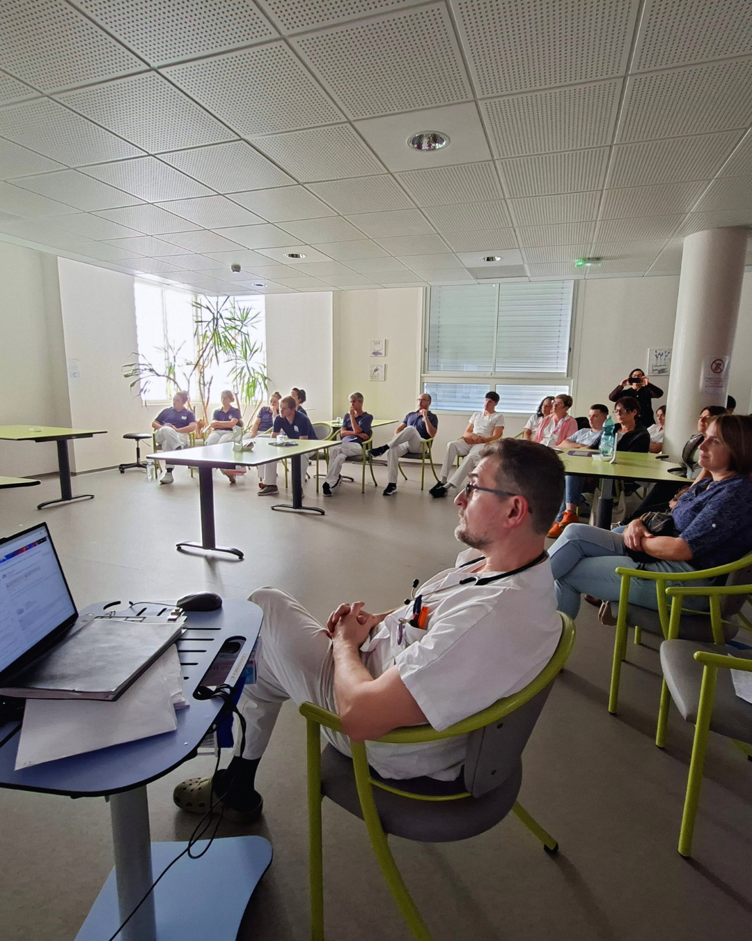 patient expert avec les équipes de soins